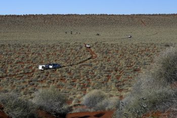 Madigan Line Tour - convoy across the dunes